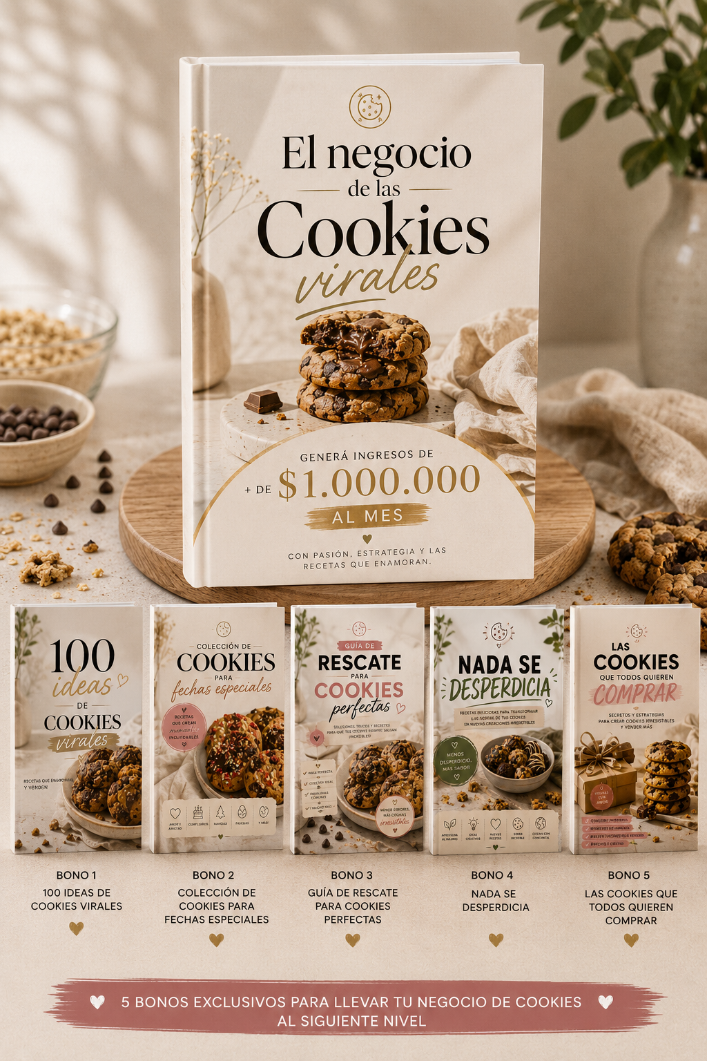 El Negocio de las Cookies virales: Generá ingresos de + $1.000.000